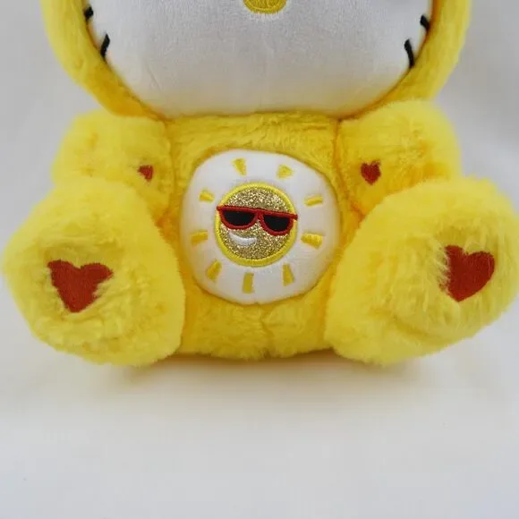 Hello Kitty Care Bear Funshine Yellow Plush Stuffed Animal Soft Gifts Christmas - Picture 10 of 15